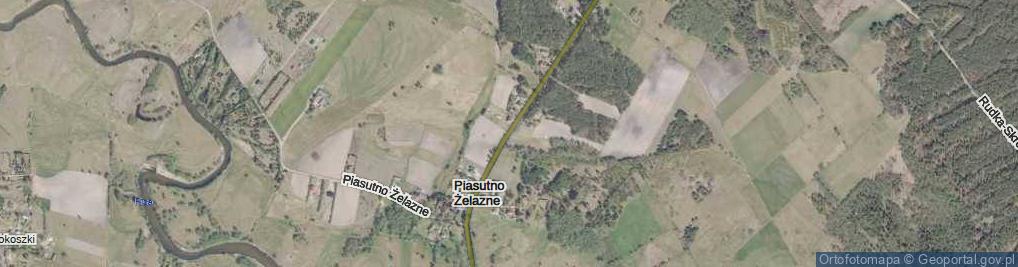 Zdjęcie satelitarne Piasutno Żelazne ul.